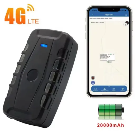 Rastreador TKstar 918 4G, 20.000mah bateria, aplicativo grátis, super imã
