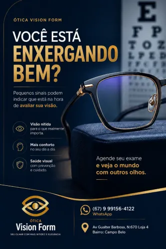 Serviços Óticos Especializados - Ótica Vision Form