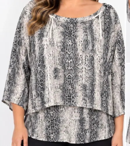 Blusa plus size NOVA