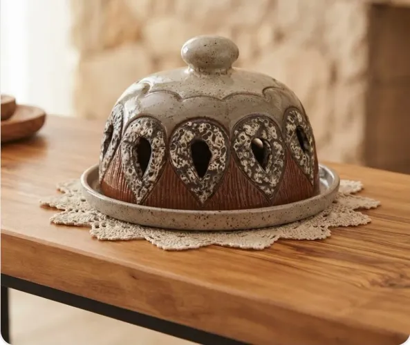 Queijeira Em Cerâmica Artesanal