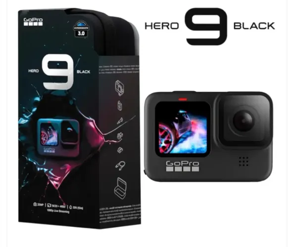 GO PRO 9 HERO BLACK + DOME + ACESSÓRIOS 