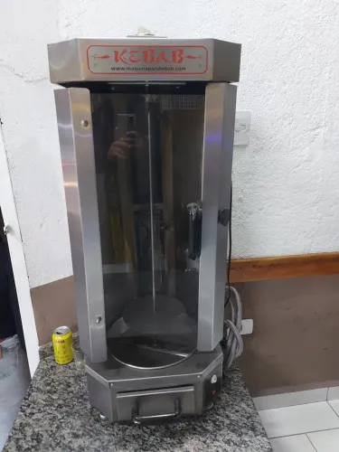 MÁQUINA PROFISSIONAL A GÁS PARA KEBAB / CHURRASCO GREGO