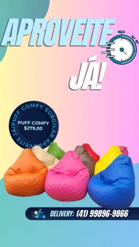 Puff Comfy para aproveitar!!