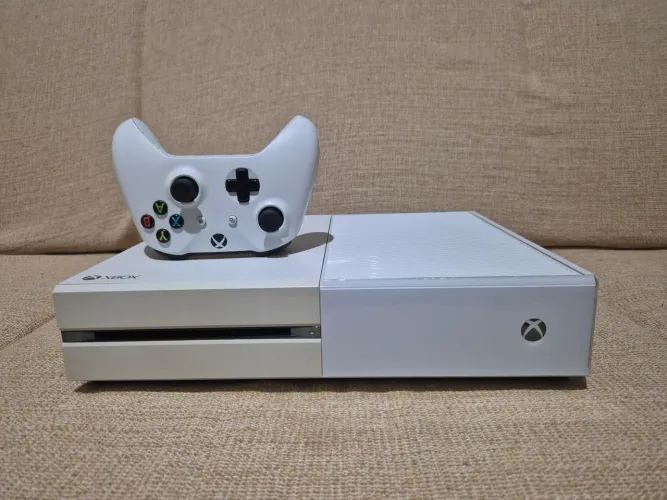 Xbox one fat branco 500gb + controle original 