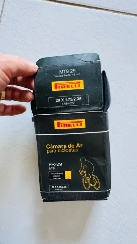 Kit aro 29 com 2 câmaras de ar e bolsa de selim Veloforce