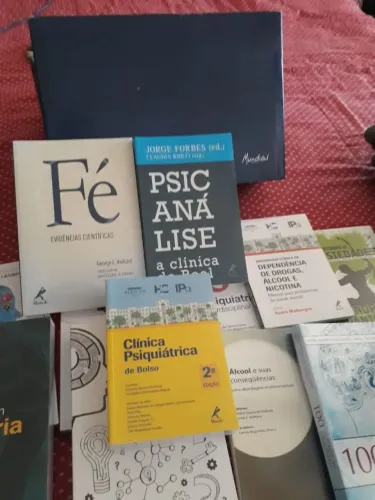Coleção 12 livros Saúde Mental Psiquiatria Novos