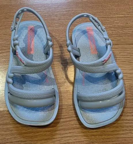 Sandália infantil Ipanema azul, tamanho 19