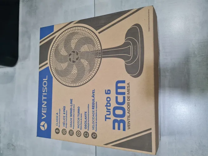 Ventilador de mesa Ventisol 30cm ( 99,99 )  e 40cm ( 149,99 )  220v 
