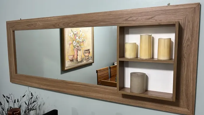 Balcão buffet espelho e quadro