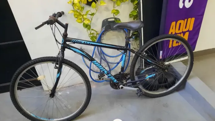 Bicicleta Aro 29 Houston Mirage 21 Marchas Preto e Azul
