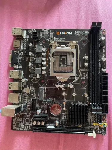 Placa mãe H61 - LGA 1155 (Marca HAYOM) - NOVA - 3°, 2° GERAÇÃO - Nvme M.2 - Suport