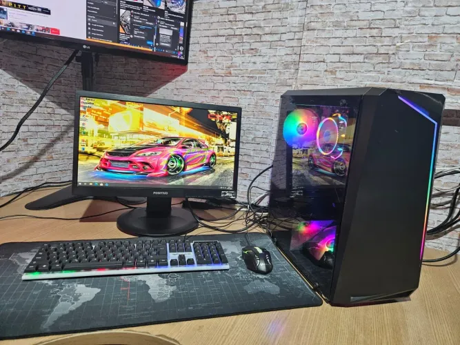 VENDO/TROCO PC GAMER I3 2100/ 6GB / P. VIDEO GT210/ 500HD / FORMATADO + JOGOS