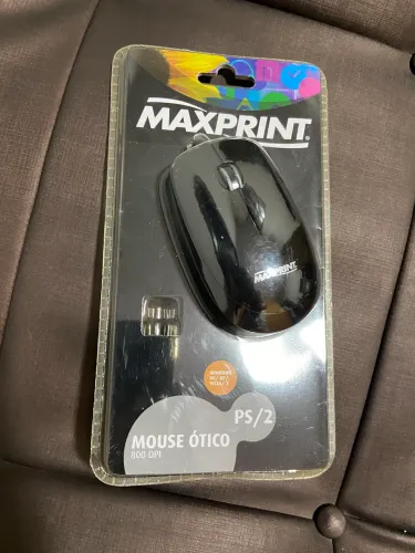 Mouse Óptico Maxprint 800 Dpi Preto