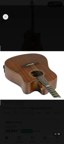 Violão Eletroacústico Strinberg SD200C MGS Folk 6 Cordas Mahogany