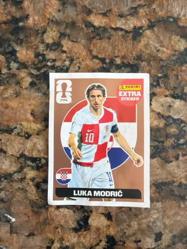 Figurinha Luka modricf OURO