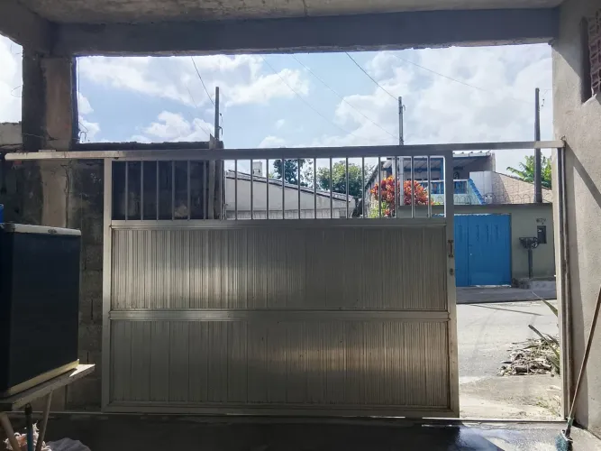 Portão de garagem com Social 