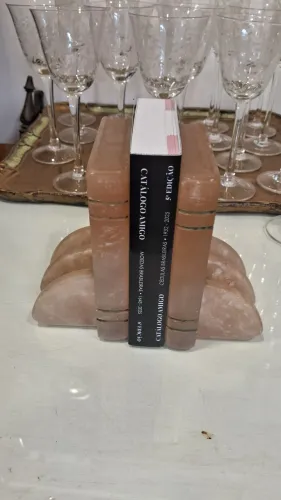 aparadores de livro de alabastro estilo Art Déco