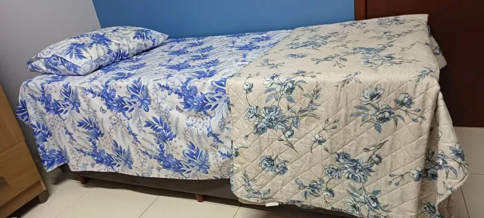 Box Bau Cristalflex + Colchão Ecoflex Solteiro