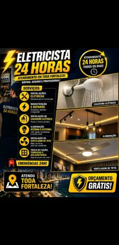 ELETRICISTA DISPONÍVEL CHAMOU CHEGOU