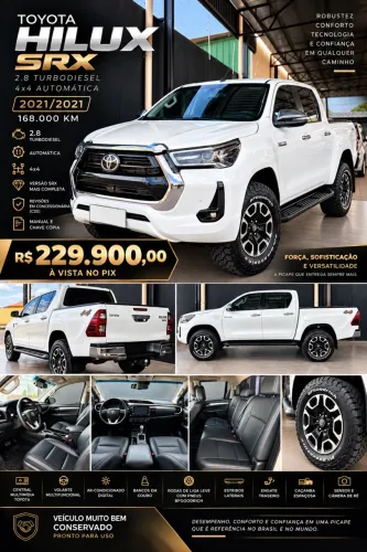Toyota Hilux CD SRX 4X4 2.8 TDI 16V Diesel Aut. 2021