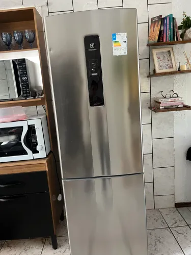 Geladeira Electrolux IB6S Inverter 400L Frost Free Bivolt Inox -