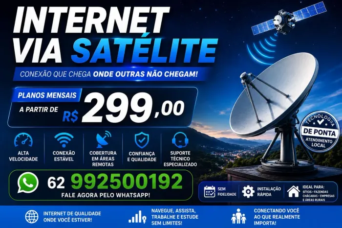 INTERNET VIA SATÉLITE