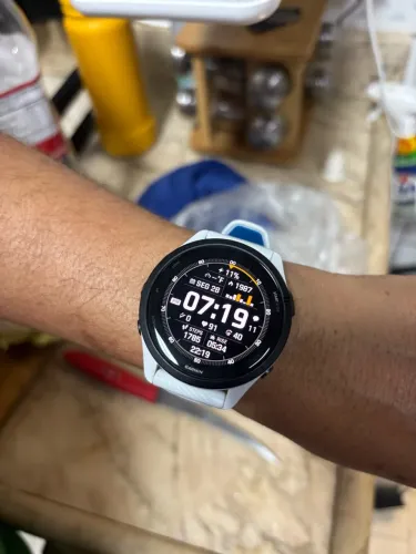 garmin forerunner 265 music gps running smartwatch branco