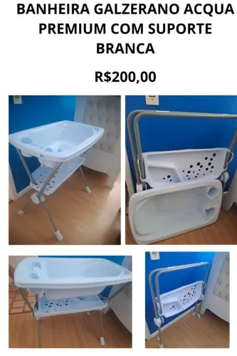 Banheira branca para bebê