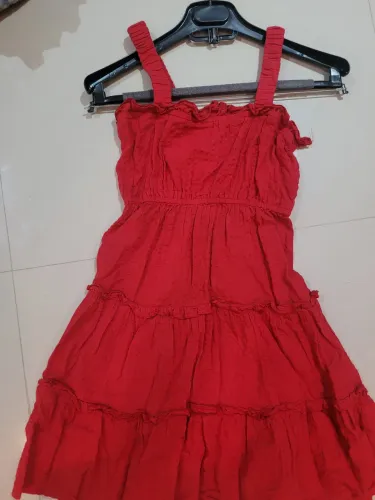 Vestido vermelho tamanho 10