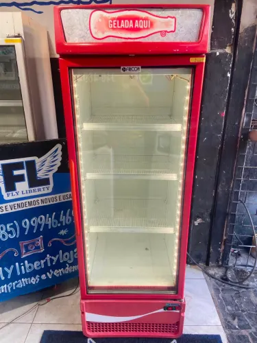 FREZER EXPOSITOR VERTICAL METALFRIO FROST FREE 500 LIT