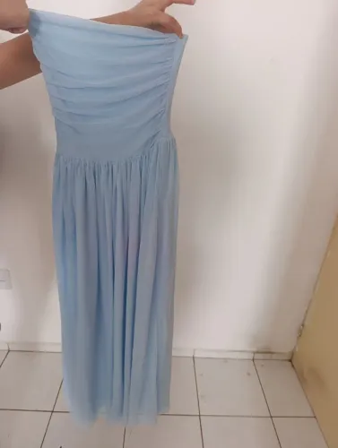 Vestido de Festa - Azul bebê (Novo)