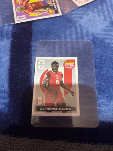 Figurinha extra aphonso davies prata copa do mundo 2026