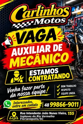Vaga auxiliar mecânico