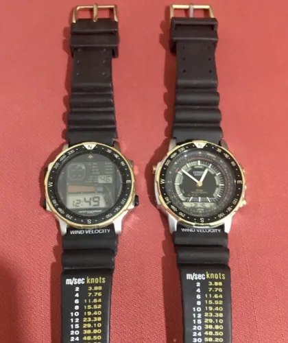 Citizen Vintage Série Ouro: Windsurf D060 + Surf Diver 8948 - 100% Funcionais