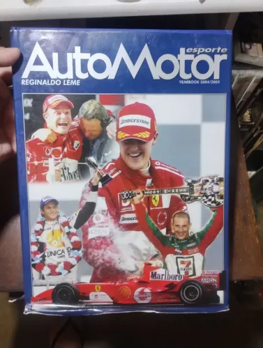 Livro Esporte AutoMotor Reginaldo Leme Yearbook 2004/2005 Fórmula 1
