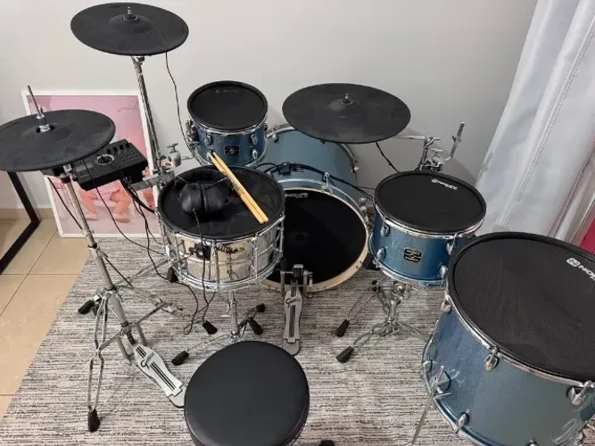 Kit de Pratos Lemon para Bateria Eletrônica - Hi-Hat + Crash + Ride