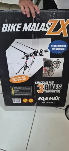 Suporte de bicicleta para carro 45kg até 3 bikes