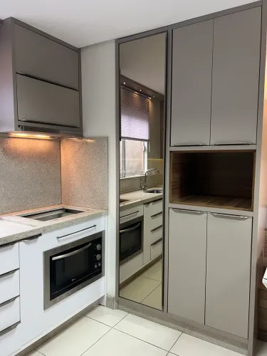 Apartamento semi mobiliado