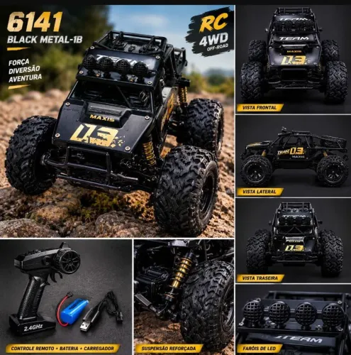 Carrinho Elétrico RC 6141 Black