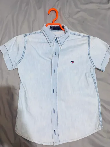 Camisa manga longa e manga curta infantil