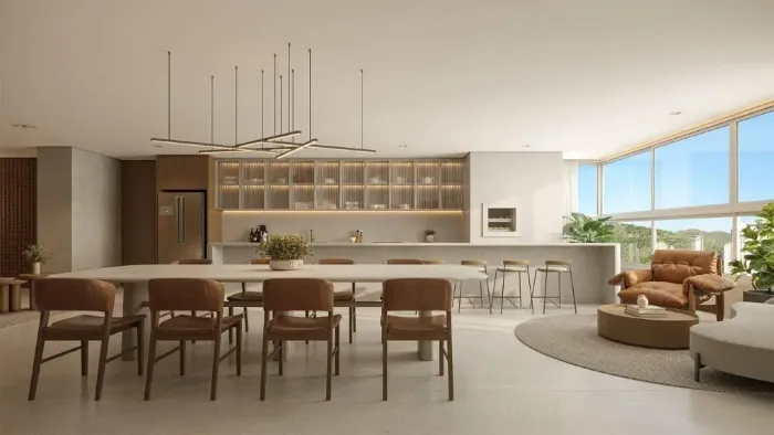 Pátio Beira Rio: 160m², 3 suítes e 3 vagas na Torre Figueira