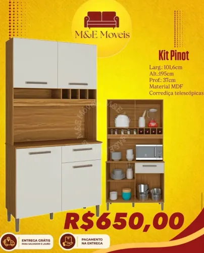 Kit armário completo com entrega grátis