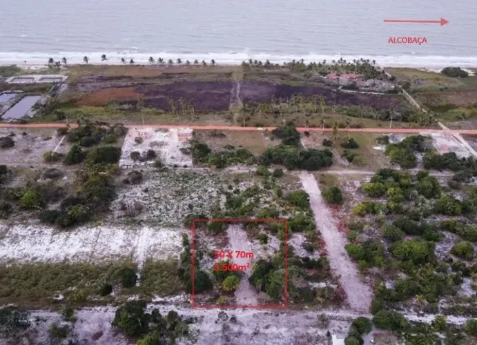 Terreno 3500m² a 500m do mar em Alcobaça 