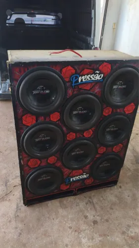 Vendo ou troco caixa de grave 8 sub tiger
