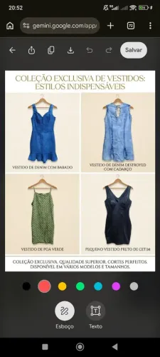 Vestidos diversos para todos os estilos