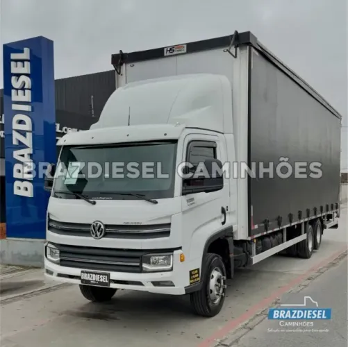 Vw 13.180 6x2 ano 2025 no sider de 8,50m e com apenas 57.000km!!!