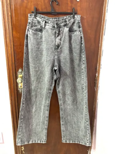 Calça jeans wide leg Taco