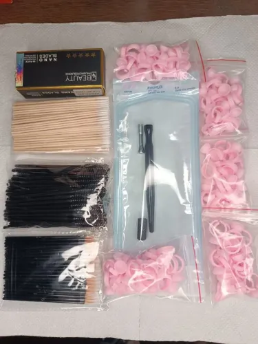 Kit Completo para Micropigmentação - Lâminas Lovbeauty + Descartáveis
