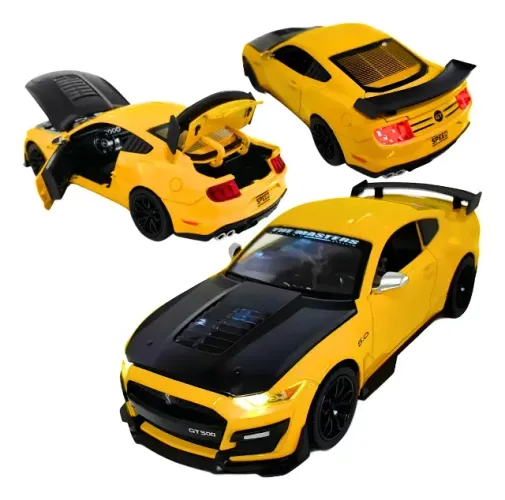 MUSTANG GT 500 AMARELO 1:24