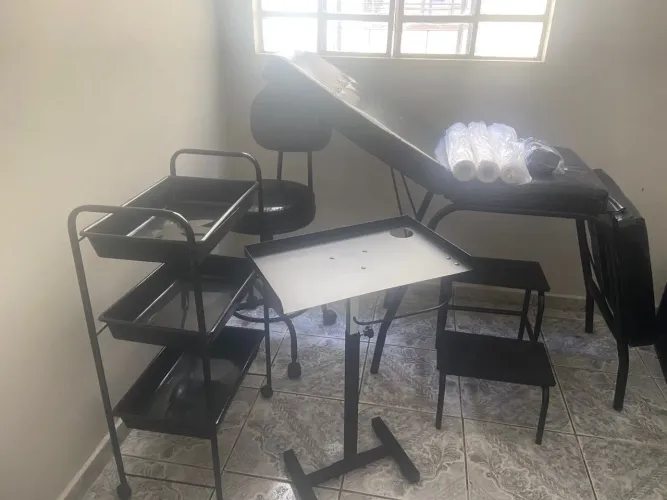 Kit estética, tatuagem, depilação, maquiagem